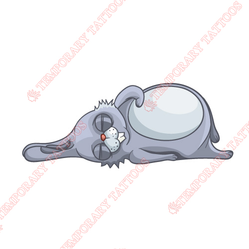 Rabbit Customize Temporary Tattoos Stickers NO.8941